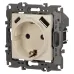 Розетка ЭРА Серия 12 12-4108-02 2P+E 16A-250В со шторками с USB type-A+C 5В-3А слоновая кость