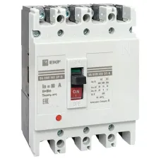 Выключатель автоматический ВА-99М 100/80А 4P 5In 35кА PROxima