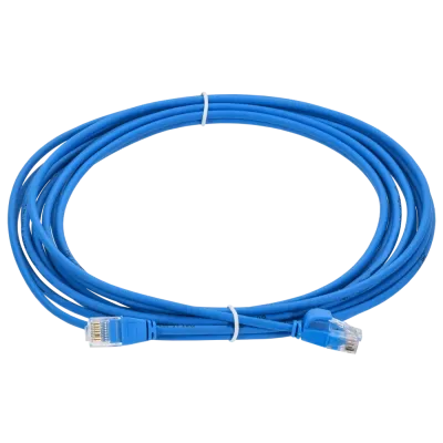 Патч-корд PC03-C5EUL-3M-SL-WT. 28 AWG. 5E Синий