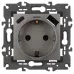 Розетка ЭРА Elegance 14-4108-16 2P+E 16A-250В со шторками с USB type-A+C 5В-3А титан Розетка ЭРА Elegance 14-4108-16 2P+E 16A-250В со шторками с USB type-A+C 5В-3А титан
