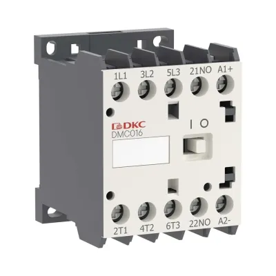 Миниконтактор YON DMC016 16A 7,5кВт AC3 3P кат. 380В AC 1НО