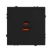 Механизм розетки с быстрой USB зарядкой SCT-NOBE-MUAC-SFPL-FC-BK, 65W, QC3, Чёрный