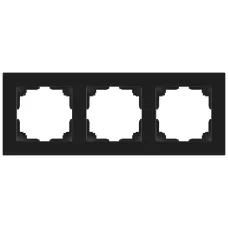 Рамка для розеток и выключателей Intro Accent 6-503-05 на 3 поста, СУ, антрацит