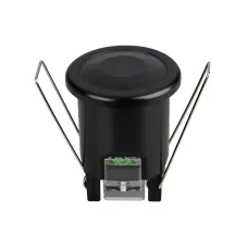 Датчик движения NAVE-PIR-BUILT-R50-400W-BK (230V, 1.7A, MINI, IP20) Пластик, 5 лет