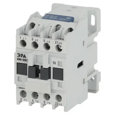 Контактор ЭРА PRO KKM11-009-400-01-E КМИ-10911 9А 400В/АС3 1НЗ