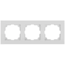 Рамка для розеток и выключателей Intro Accent 6-503-01 на 3 поста, СУ, белый