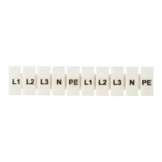 Маркеры для UT/ST/Push-in 2,5 с символами L1, L2, L3, N, PE (100 шт.) EKF