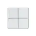 Панель кнопочная KNX-304-23-IN White BUS, Frame IARL, IP20 металл, 2 года
