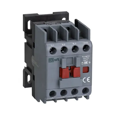 Контактор 12А 400В_АС АС3_ АС4 1НО+1НЗ КМ-102