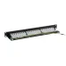 Патч-панель 19'.1U. CAT6. 24 порта RJ45. экранированная