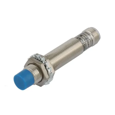 Индуктивный датчик INNOCONT, M12x1, L=61 мм, неэкранированный, зона срабатывания 4 мм, -25 +60 С, 12…24 VDC, IP67, выход: NPN NO, макс. ток 200 мА, разъем M12 SLI-12N4C
