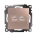 Розетка компьютерная 2-местная RJ-45 (механизм), серия Катрин, GLS00-7109-02, шампань Розетка компьютерная 2-местная RJ-45 (механизм), серия Катрин, GLS00-7109-02, шампань