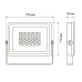 PFL -SC-  50w  6500K IP65 (матовое стекло) Jazzway