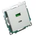 Розетка 2-местная USB + type C (механизм), 250В, 3А, max 20W, серия Катрин, серебро, GLS10-7116-03