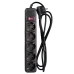 Фильтр сетевой ФАZА FOP-05GS-180-bk черный