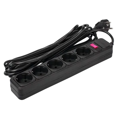 Фильтр сетевой ФАZА FOP-05GS-500-bk черный