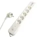 HM21-51-03 Сетевой фильтр 5-местный с/з 3x1мм2 3 м 250В 16А 2 USB-A+2 Type-C 3 серия Nova белый STEKKER HM21-51-03 Сетевой фильтр 5-местный с/з 3x1мм2 3 м 250В 16А 2 USB-A+2 Type-C 3 серия Nova белый STEKKER