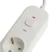 HM21-51-03 Сетевой фильтр 5-местный с/з 3x1мм2 3 м 250В 16А 2 USB-A+2 Type-C 3 серия Nova белый STEKKER