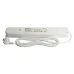 HM21-51-03 Сетевой фильтр 5-местный с/з 3x1мм2 3 м 250В 16А 2 USB-A+2 Type-C 3 серия Nova белый STEKKER