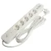 HM21-51-05 Сетевой фильтр 5-местный с/з 3x1мм2 5 м 250В 16А 2 USB-A+2 Type-C 3 серия Nova белый STEKKER