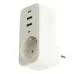 HM81-11-1 Сетевой фильтр 1-местный с/з 250В 16А 2USB+1Type-C 2,4 A серия Nova белый STEKKER HM81-11-1 Сетевой фильтр 1-местный с/з 250В 16А 2USB+1Type-C 2,4 A серия Nova белый STEKKER