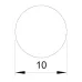 Проводник круглый (пруток) OBO, d10 мм, сталь горячеоцинкованная (RD 10)