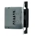 Розетка 1-местная з/ш с/з 16А + USB + Type C (механизм), 250В, 20W, серия Эмили, черный уголь, soft-touch, RST16-5119-05