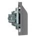 Кабельный вывод ( механизм), серия Эмили, платиново-серый, soft-touch, RST00-5119-10
