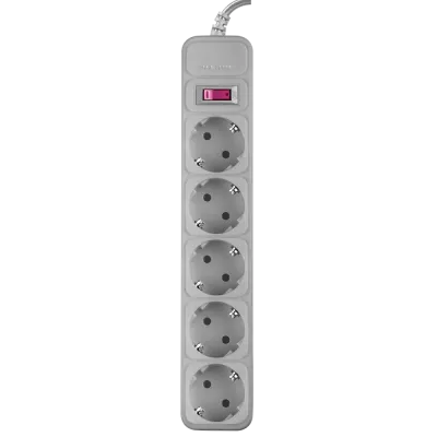 Фильтр сетевой ФАZА FOP-05GS-500-gy серый