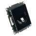 Подсветка встраиваемая LED (механизм), 250В, 1W, 4000К, серия Катрин, GLS00-7208-05, черный