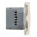 Розетка 1-местная з/ш с/з 16А + USB + Type C (механизм), 250В, 20W, серия Эмили, RST16-5119-08, кашемир, soft touch