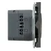Розетка 1-местная з/ш с/з 16А + USB + Type C (механизм), 250В, 20W, серия Эмили, RST16-5119-09, антрацит, soft touch
