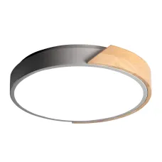 PPB Sсandic-R 24w 4000K GR/W с деревянной планкой IP20 D335*60 Jazzway