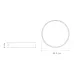 PPB Sсandic-R 24w 4000K GR/W с деревянной планкой IP20 D335*60 Jazzway