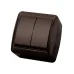 Выключатель 2-кл. открытой установки IP44 10А шоколад Селигер TDM SQ1818-0202 TDM ELECTRIC Выключатель 2-кл. открытой установки IP44 10А шоколад Селигер TDM SQ1818-0202 TDM ELECTRIC