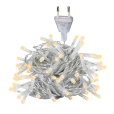 Гирлянда светодиодная нить AC-G01-120Y, 120 желтых LED, 12.8 м, 8 режимов, 220В