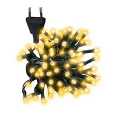 Гирлянда светодиодная нить AC-G02-80Y, 80 желтых LED, 8.8 м, 8 режимов, 220В