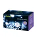 Гирлянда светодиодная нить AC-G02-80W, 80 белый LED, 8.8 м., 8 режимов, 220В