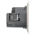 Розетка 1-местная з/ш с/з 16А + USB + Type C (механизм), 250В, 20W, серия Мия, RST16-3119-08, пудровый жемчуг