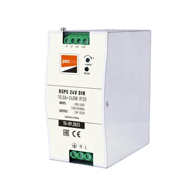 BSPS DIN 24V10.0A=240w IP20 AL 3г.гар