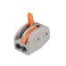 Клеммы СМК  монтажные многоразовые PTC-2P 222-412 450V 32A 0,08-2,5(4.0)mm2 , 2 отверстия, серые 10 шт.
