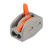 Клеммы СМК  монтажные многоразовые PTC-2P 222-412 450V 32A 0,08-2,5(4.0)mm2 , 2 отверстия, серые 50 шт.