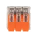Клеммы СМК  монтажные многоразовые  PTC-3P 221-413 450V 32A 0,14-4.0mm2,  3 отверстия, прозрачные / 50шт.