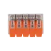 Клеммы СМК  монтажные многоразовые  PTC-5P 221-415 450V 32A 0,14-4.0mm2,  5 отверстий, прозрачные / 50шт.