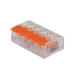 Клеммы СМК  монтажные многоразовые  PTC-5P 221-415 450V 32A 0,14-4.0mm2,  5 отверстий, прозрачные / 50шт.