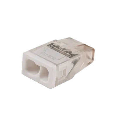 Клеммы СМК  монтажные PTC-2P 2273-202 450V 32A 0,14-4.0mm2 , 2 отверстия,  прозрачные, 100 шт.