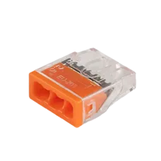 Клеммы СМК  монтажные PTC-3P 2273-203 450V 32A 0,14-4.0mm2 , 3 отверстия,  прозрачные, 100 шт.