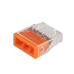 Клеммы СМК  монтажные PTC-3P 2273-203 450V 32A 0,14-4.0mm2 , 3 отверстия,  прозрачные, 100 шт.