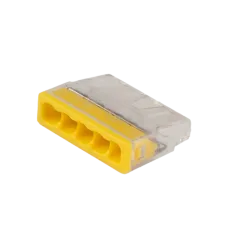 Клеммы СМК  монтажные PTC-5P 2273-205 450V 32A 0,14-4.0mm2 , 5 отверстий,  прозрачные,/ 50 шт.