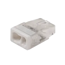 Клеммы СМК  монтажные PTC-2P 2273-242 450V 32A 0,14-4.0mm2 , 2 отверстия,  прозрачные, с пастой,  100 шт.